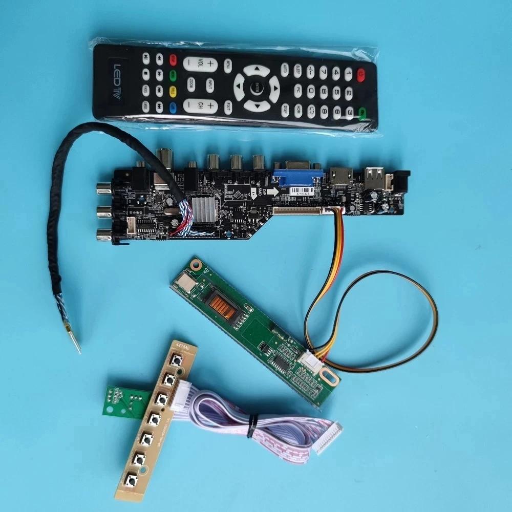 DVB-T2 T DVB-C 3663 TV  ŰƮ, LTN170BT08-G01 LTN170BT09-001 LCD LED ũ, HDMI, VGA, USB, TV Ʈѷ  ̹